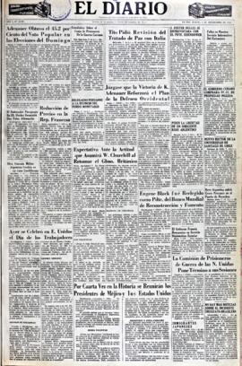 El Diario, edición del 8 de septiembre de 1953