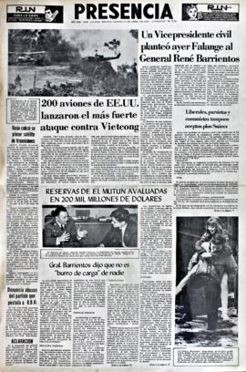 Presencia, edición del 24 de abril de 1965