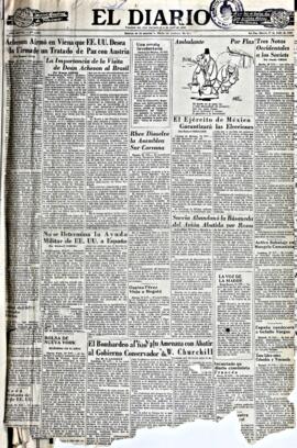 El Diario, edición del 1 de julio de 1952