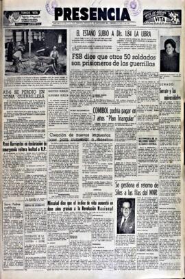 Presencia, edición del 11 de septiembre de 1964