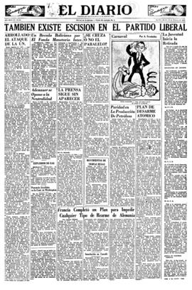 El Diario, edición del 13 de febrero de 1951