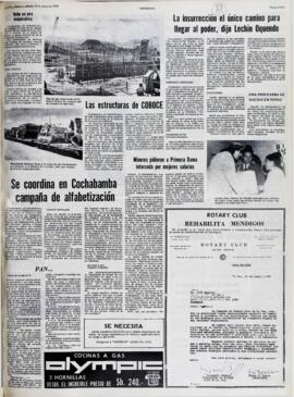 LA INSURRECCIÓN EL ÚNICO CAMINO PARA LLEGAR AL PODER, DIJO LECHÍN OQUENDO. (1970, 13 de junio). Presencia [La Paz, Bolivia], p. 7.