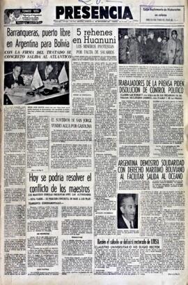 Presencia, edición del 20 de septiembre de 1964