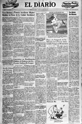 El Diario, edición del 24 de agosto de 1954