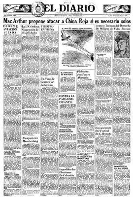El Diario, edición del 4 de mayo de 1951