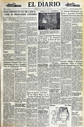 El Diario, edición del 20 de abril de 1953