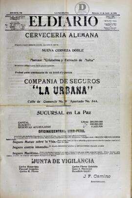 El Diario, edición del 13 de junio de 1906