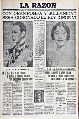 La Razón, edición del 12 de mayo de 1937