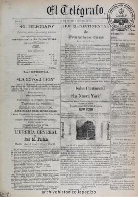 El Telegrafo, edición del 10 de enero de 1895