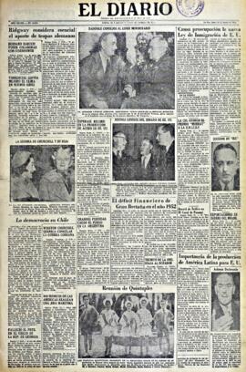 El Diario, edición del 12 de enero de 1953