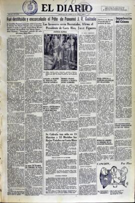 El Diario, edición del 16 de enero de 1955