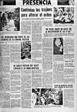 Presencia, edición del 25 de junio de 1966