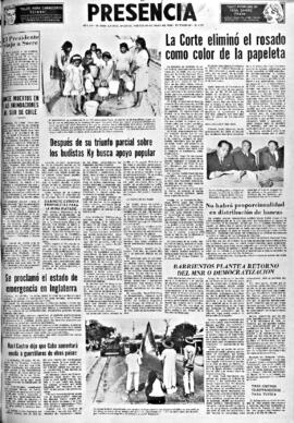 Presencia, edición del 24 de mayo de 1966