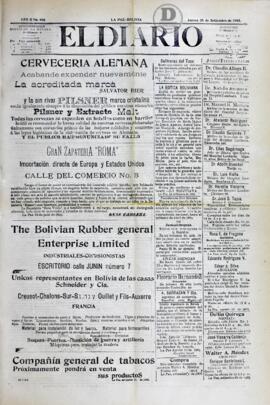 El Diario, edición del 28 de Septiembre de 1905