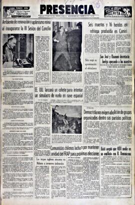 Presencia, edición del 14 de septiembre de 1964