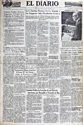 El Diario, edición del 13 de diciembre de 1953