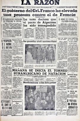 La Razón , edición del 5 de marzo de 1937