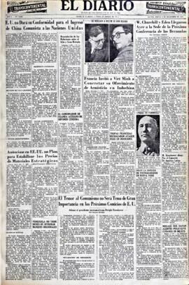El Diario, edición del 3 de diciembre de 1953