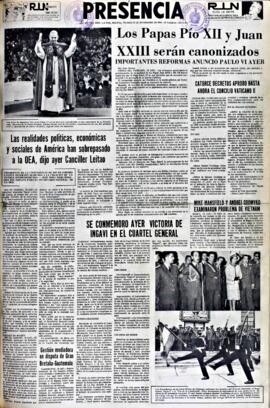 Presencia, edición del 19 de noviembre de 1965