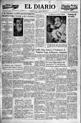 El Diario, edición del 10 de noviembre de 1954