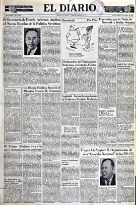 El Diario, edición del 7 de octubre de 1952