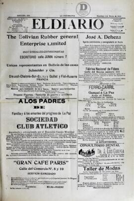 El Diario, edición del 4 de Marzo de 1906