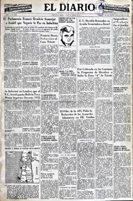 El Diario, edición del 29 de octubre de 1953
