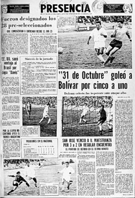 Presencia, edición del 7 de noviembre de 1966