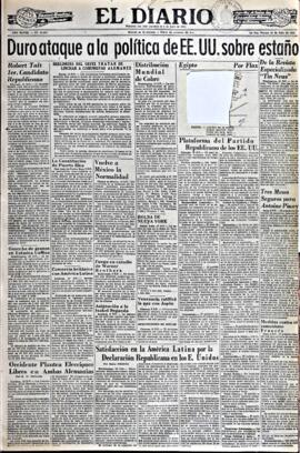El Diario, edición del 11 de julio de 1952