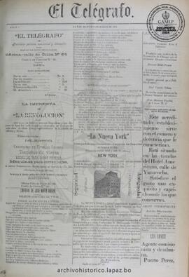 El Telegrafo, edición del 6 de marzo de 1894
