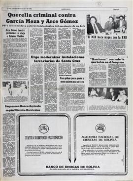 BARRIERON CON TODO LO QUE HABÍA EN EL CONGRESO. (1982, 29 de octubre). Meridiano [La Paz, Bolivia], p. 3.
