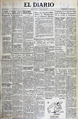 El Diario, edición del 19 de julio de 1953