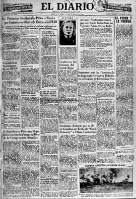 El Diario, edición del 23 de abril de 1954