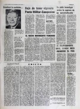 EL EX-PRESIDENTE GRAL. GARCIA MEZA ABANDONO EL PAIS. (1982, 12 de octubre). Jornada [La Paz, Bolivia], p. 7.