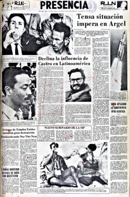 Presencia, edición del 24 de junio de 1965