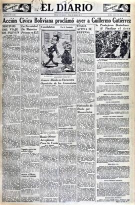 El Diario, edición del 29 de enero de 1951