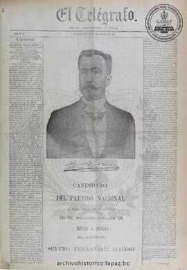 El Telegrafo, edición del 25 de abril de 1895