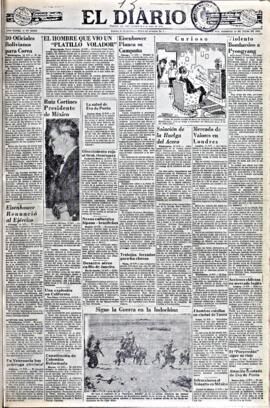 El Diario, edición del 13 de julio de 1952