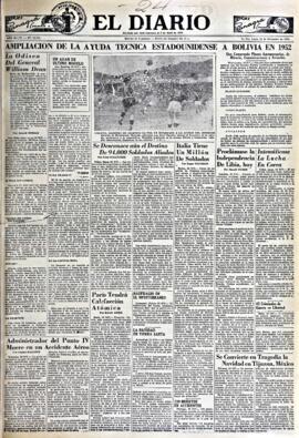 El Diario, edición del 24 de diciembre de 1951