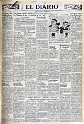 El Diario, edición del 18 de diciembre de 1951