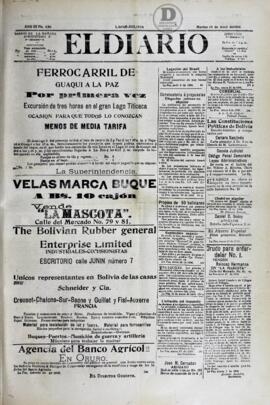 El Diario, edición del 10 de abril de 1906