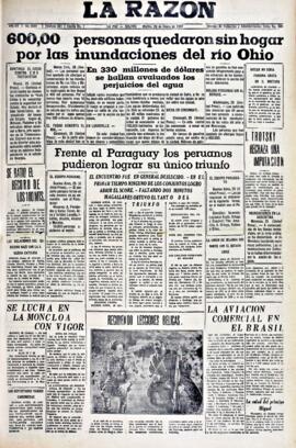 La Razón, edición del 26 de enero de 1937