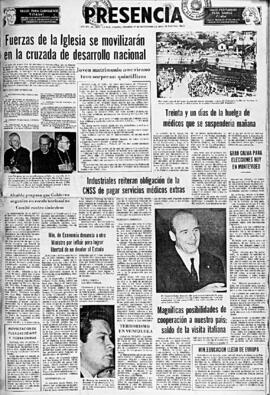 Presencia, edición del 27 de noviembre de 1966
