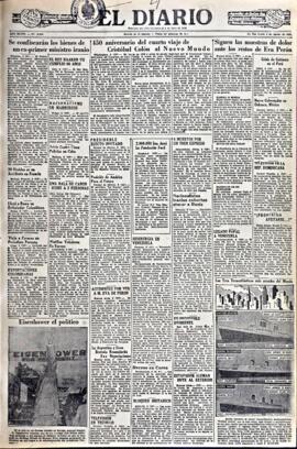 El Diario, edición del 4 de agosto de 1952