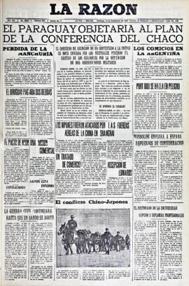 La Razón, edición del 19 de septiembre de 1937