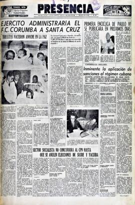 Presencia, edición del 24 de julio de 1964