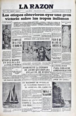 La Razón, edición del 22 de marzo de 1936