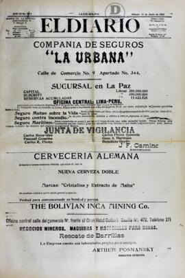 El Diario, edición del 16 de junio de 1906