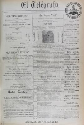 El Telegrafo, edición del 30 de mayo de 1893