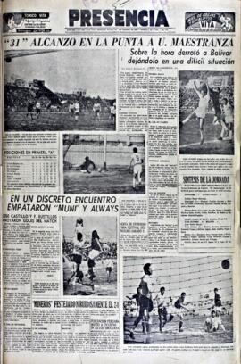 Presencia, edición del 31 de agosto de 1964